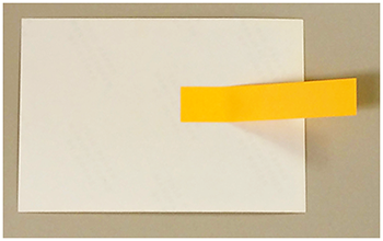 写真の付箋の付け方1